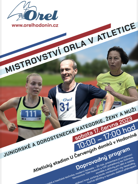 Mistrovstvi ČR v atletice - Orel 2023